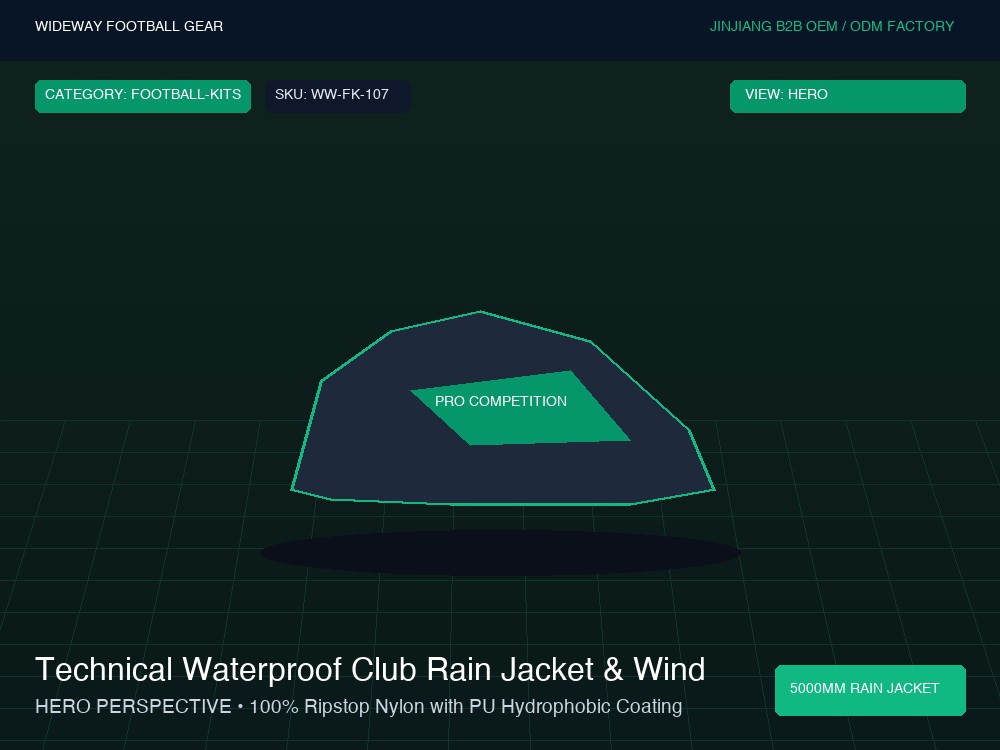 Technical Waterproof Club Rain Jacket & Windbreaker