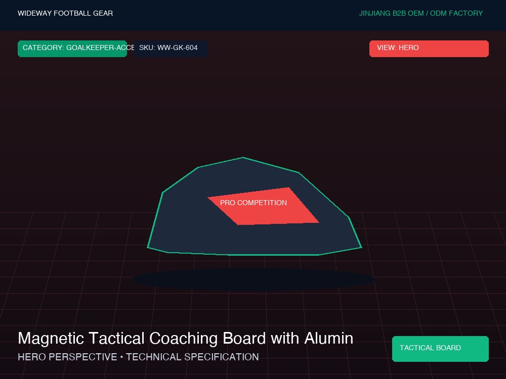 Magnetic Tactical Coaching Board with Aluminum Frame